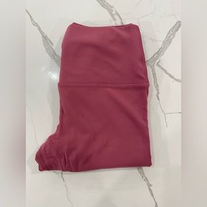 Lululemon align pant 28” size 6 moss rose